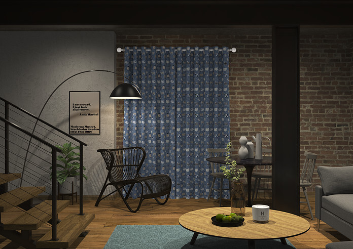 Baa Baa, Denim - Made to Measure Curtains - Image 7